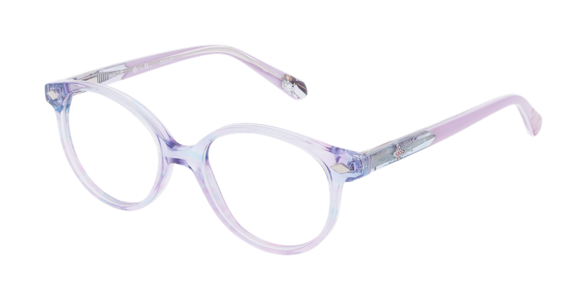 Lunettes de vue enfant FROZEN 3 violet - Vue de face