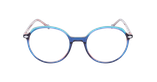 Lunettes de vue femme MAGIC278 bleu - Vue de face