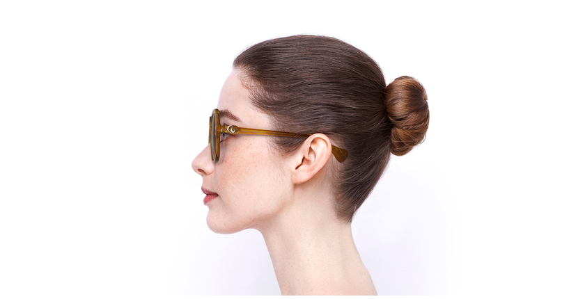 LUNETTES DE SOLEIL femme GG1072S écaille - Vue de côté