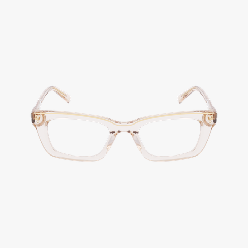 Lunettes de vue femme CARACTÈRES FIL D'OR CRÉATIVE marron/dorée