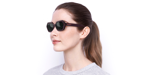 LUNETTES DE SOLEIL femme ROSELYN bleu cristal