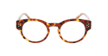 Lunettes de vue femme CARACTÈRES FIDÈLE écaille/rouge - Vue de face