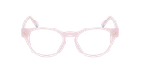 Lunettes de vue femme CARACTÈRES PIPLETTE rose - Vue de face