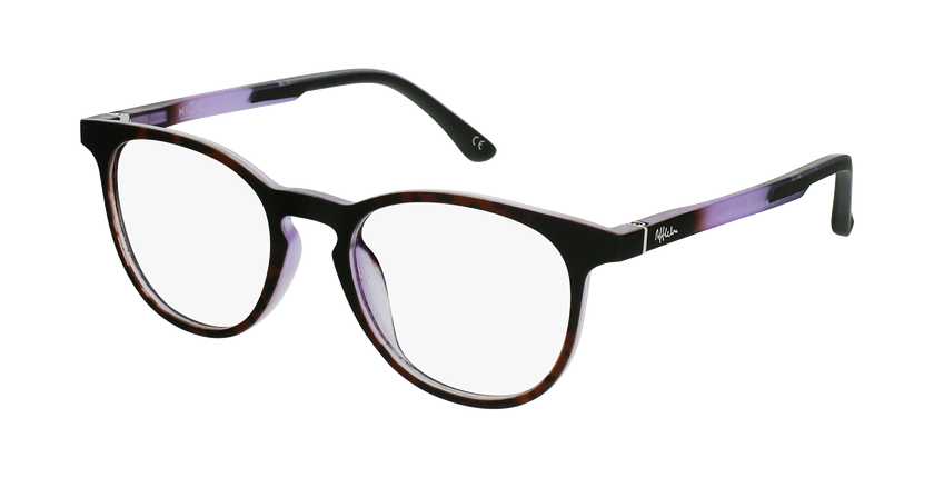LUNETTES DE VUE enfant MAGIC 78 écaille/violet - vue de 3/4