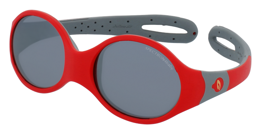LUNETTES DE SOLEIL enfant LOOP L rouge - vue de 3/4