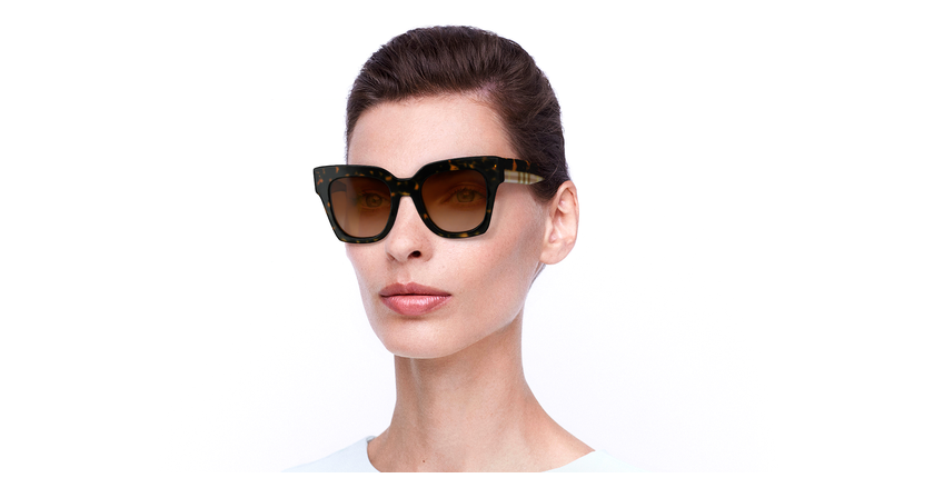 LUNETTES DE SOLEIL femme BE4364 écaille - Vue de face