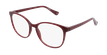 LUNETTES DE VUE femme RZERO5 rouge - vue de 3/4