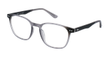Lunettes de vue homme AYMERIC gris/noir - Vue de face