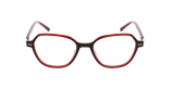 Lunettes de vue femme ARMELLE rouge - Vue de face