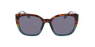 Lunettes de soleil femme IVREA écaille/bleu