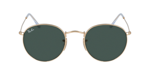 LUNETTES DE SOLEIL ROUND METAL 0RB3447N doréVue de face