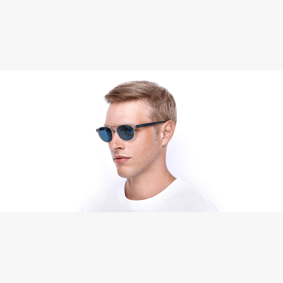 Lunettes de soleil L881S bleu - Vue de 3/4