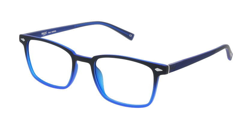 Lunettes de vue homme HARRIS bleu - Vue de face