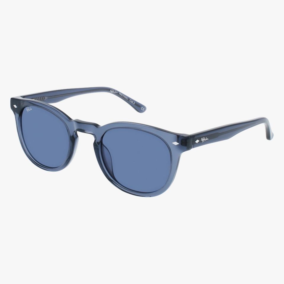 Lunettes de soleil homme FAREL blanc/gris - Vue de face