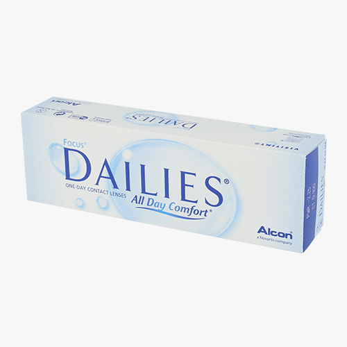 Lentilles de contact Dailies All Day Comfort 30L - Vue de face