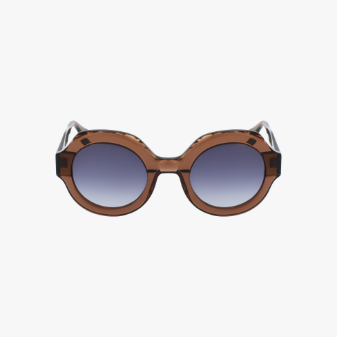 Lunettes de soleil femme MADDIE 6706 marron Vue de face
