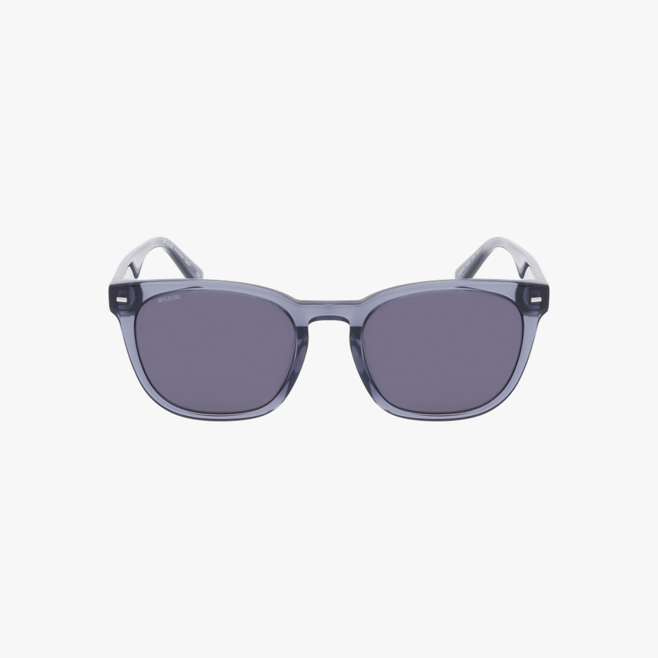 Lunettes de soleil homme KERIAN cristal/gris - Vue de face