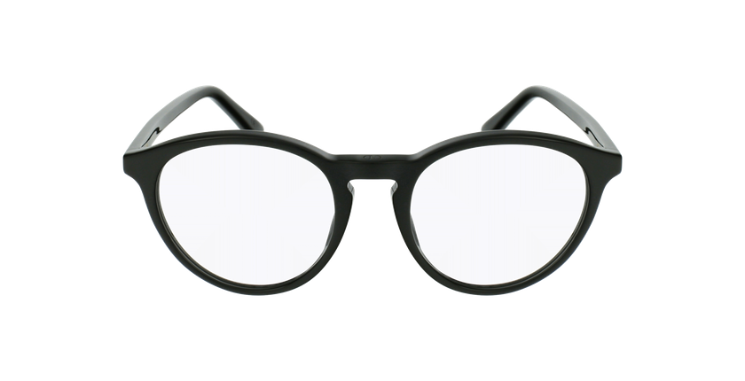 Lunettes de vue femme MONTAIGNE53 noir/bleu - Vue de face