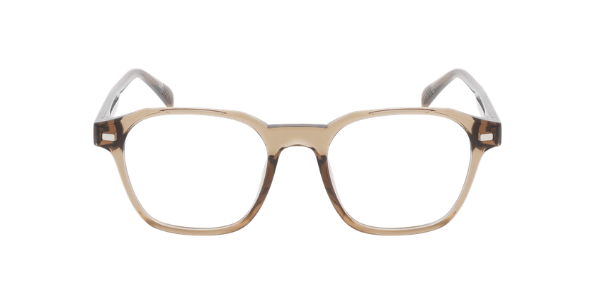Lunettes de vue homme FANTIN marron - Vue de face
