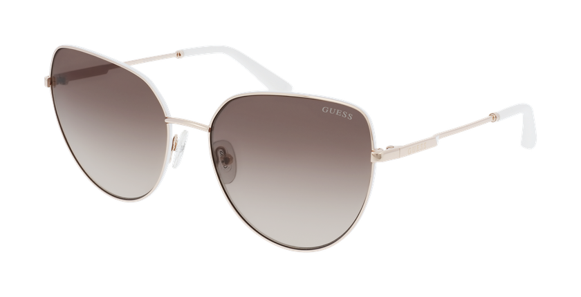 LUNETTES DE SOLEIL femme GU7784 doré/rose mat - Vue de face