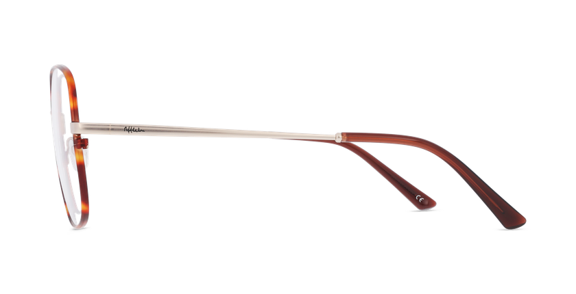 Lunettes de vue femme NIKITA écaille/dorée - Vue de face