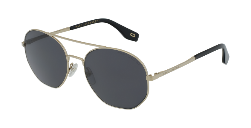 LUNETTES DE SOLEIL femme MARC 327/S doré - vue de 3/4