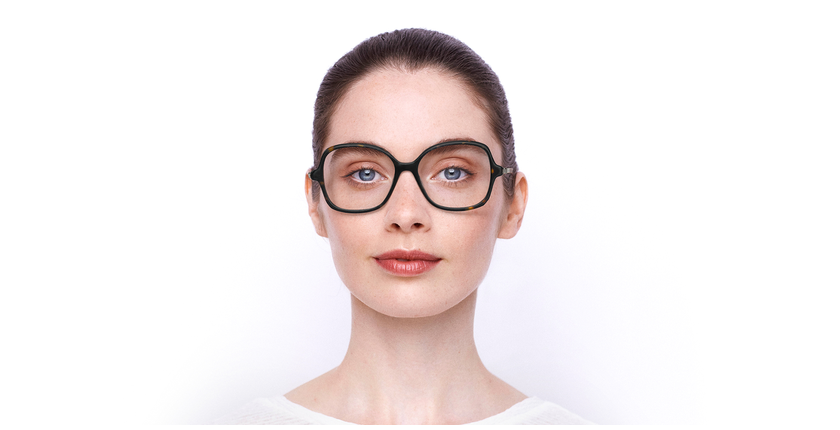Lunettes de vue femme GU2906 écaille - Vue de face