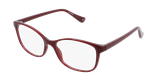Lunettes de vue femme RZERO4 rouge - Vue de 3/4