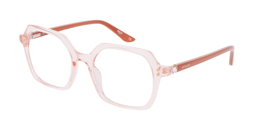 Lunettes de vue femme MAGIC321 rose - Vue de face