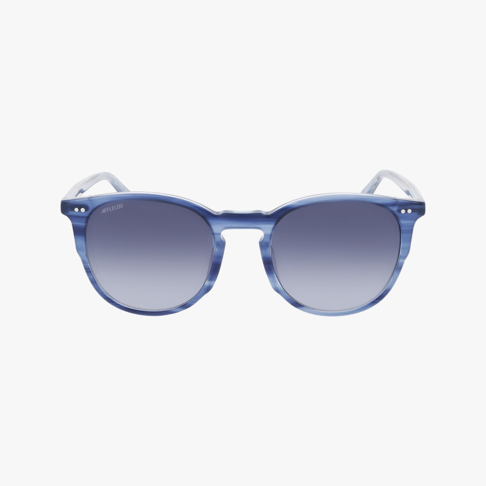 Lunettes de soleil BARI bleu - Vue de face