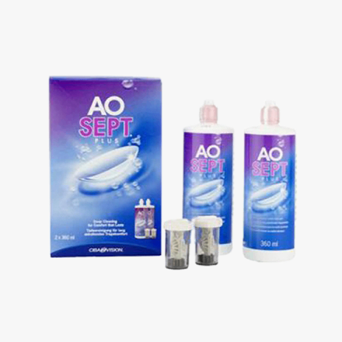 Aosept Plus 2x360ml Vue de face