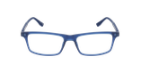 Lunettes de vue homme EVANS bleu - Vue de face