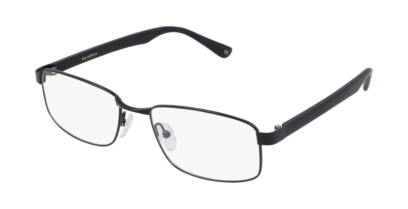 LUNETTES DE VUE homme RZERO18 noir - vue de 3/4