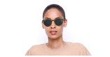 LUNETTES DE SOLEIL SL 342 marron - Vue de face