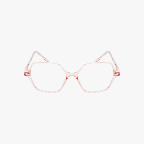 Lunettes de vue femme RZERO43 rose/dorée