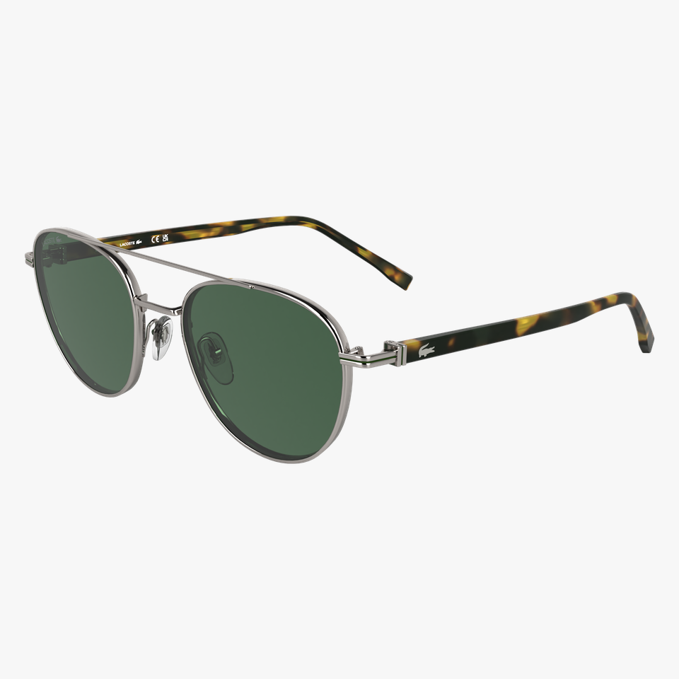 Lunettes de soleil homme L271S argenté/ecaille marron - Vue de face