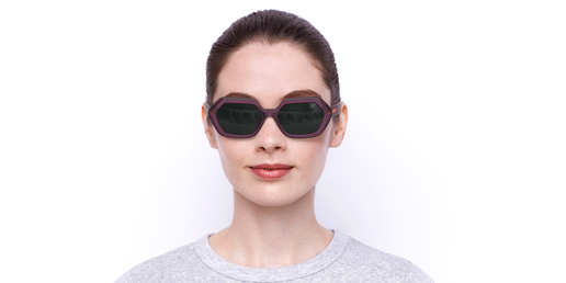LUNETTES DE SOLEIL femme ROSELYN bleu