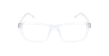 Lunettes de vue homme CARACTÈRES ALTRUISTE blanc - Vue de face