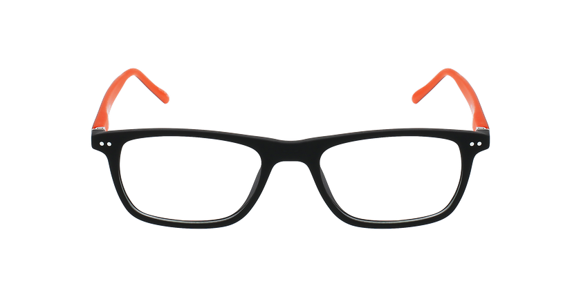LUNETTES DE VUE enfant MIKA noir/orange - Vue de face