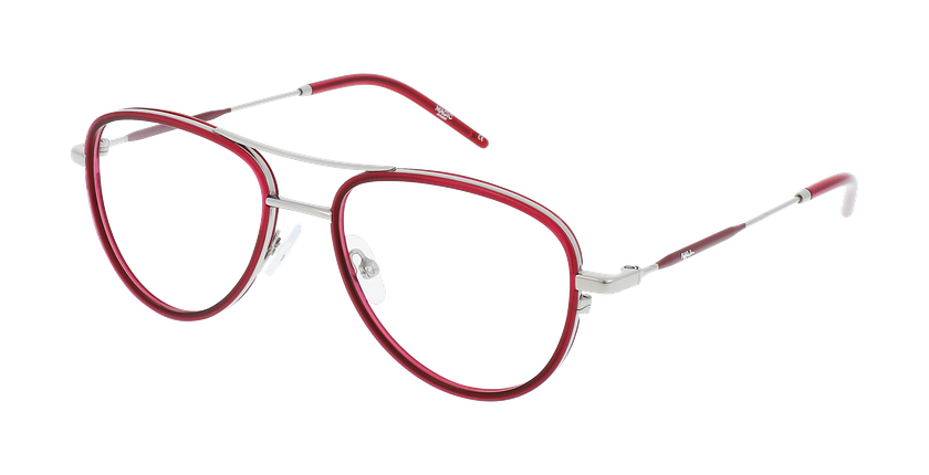 Lunettes de vue homme MAGIC 185 rouge/argenté - Vue de face