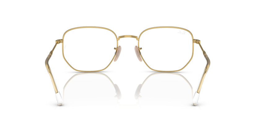 Lunettes de vue RX6496 dorée - Vue de face