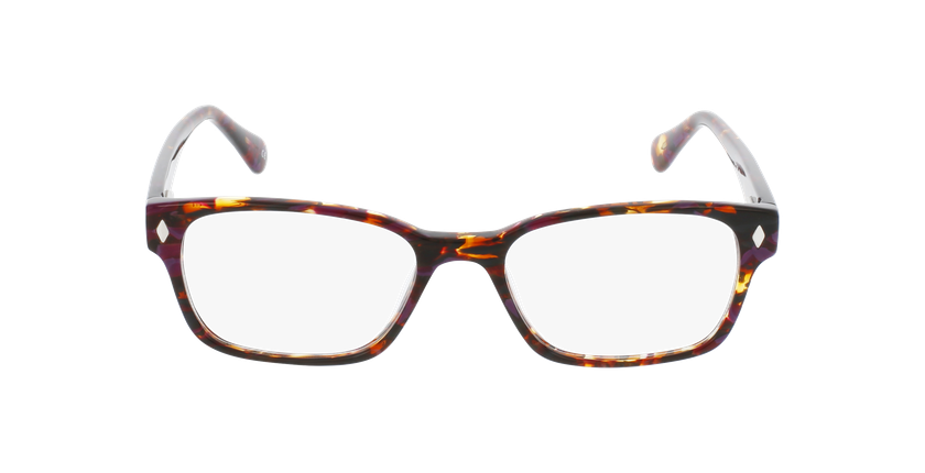 LUNETTES DE VUE femme MAGIC 146 écaille/violet - Vue de face