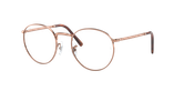 Lunettes de vue NEW ROUND rose - Vue de face