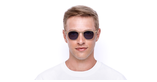 Lunettes de vue FORTY solaire Rose +2.50 rose - Vue de face