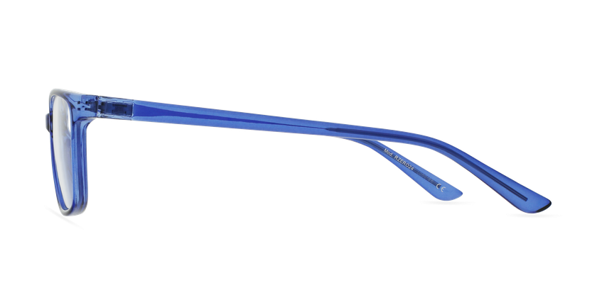 Lunettes de vue enfant RZERO24 bleu cristal/noir - Vue de face