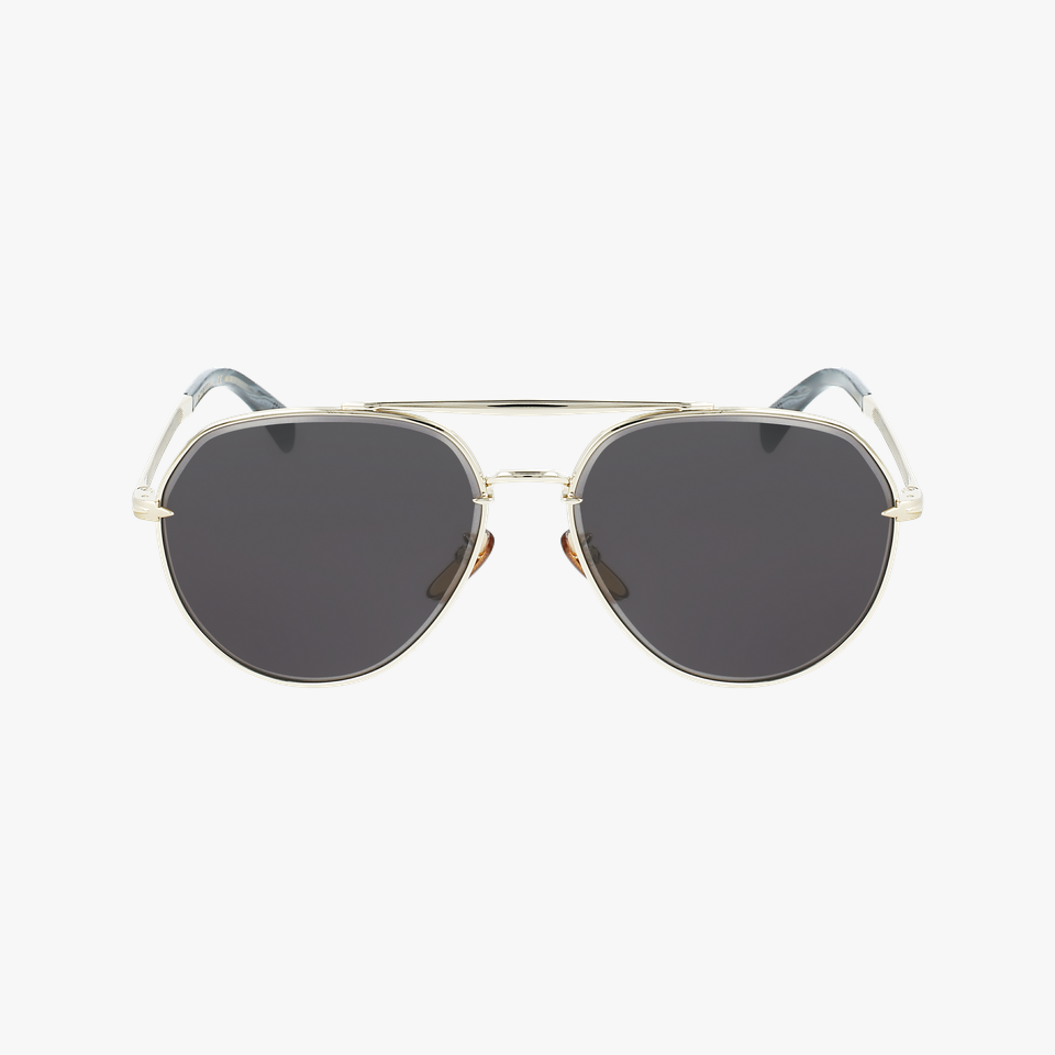 Lunettes de soleil homme DB 7037/G/S dorée - Vue de face