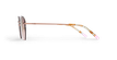 LUNETTES DE SOLEIL femme JENNA rose/doré - Vue de côté