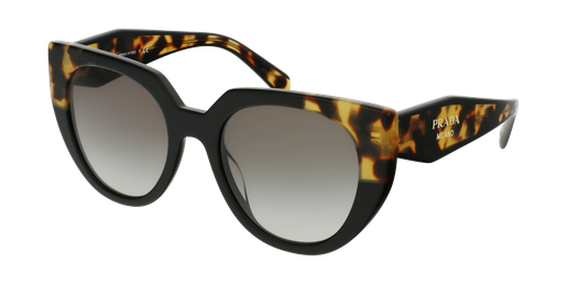 LUNETTES DE SOLEIL femme 0PR 14WS noir/écaille foncé