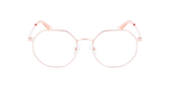 Lunettes de vue femme RZERO40 dorée - Vue de face