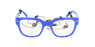 LUNETTES DE VUE femme AUDACIEUSE bleu